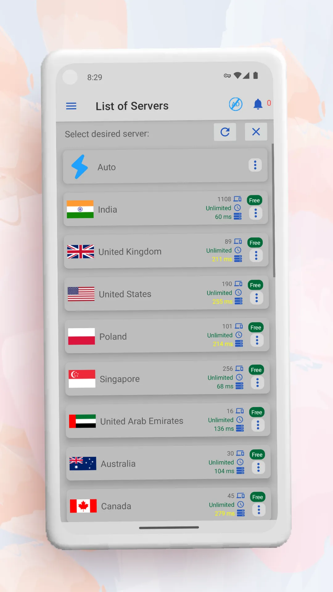 QGOLF VPN | Indus Appstore | Screenshot