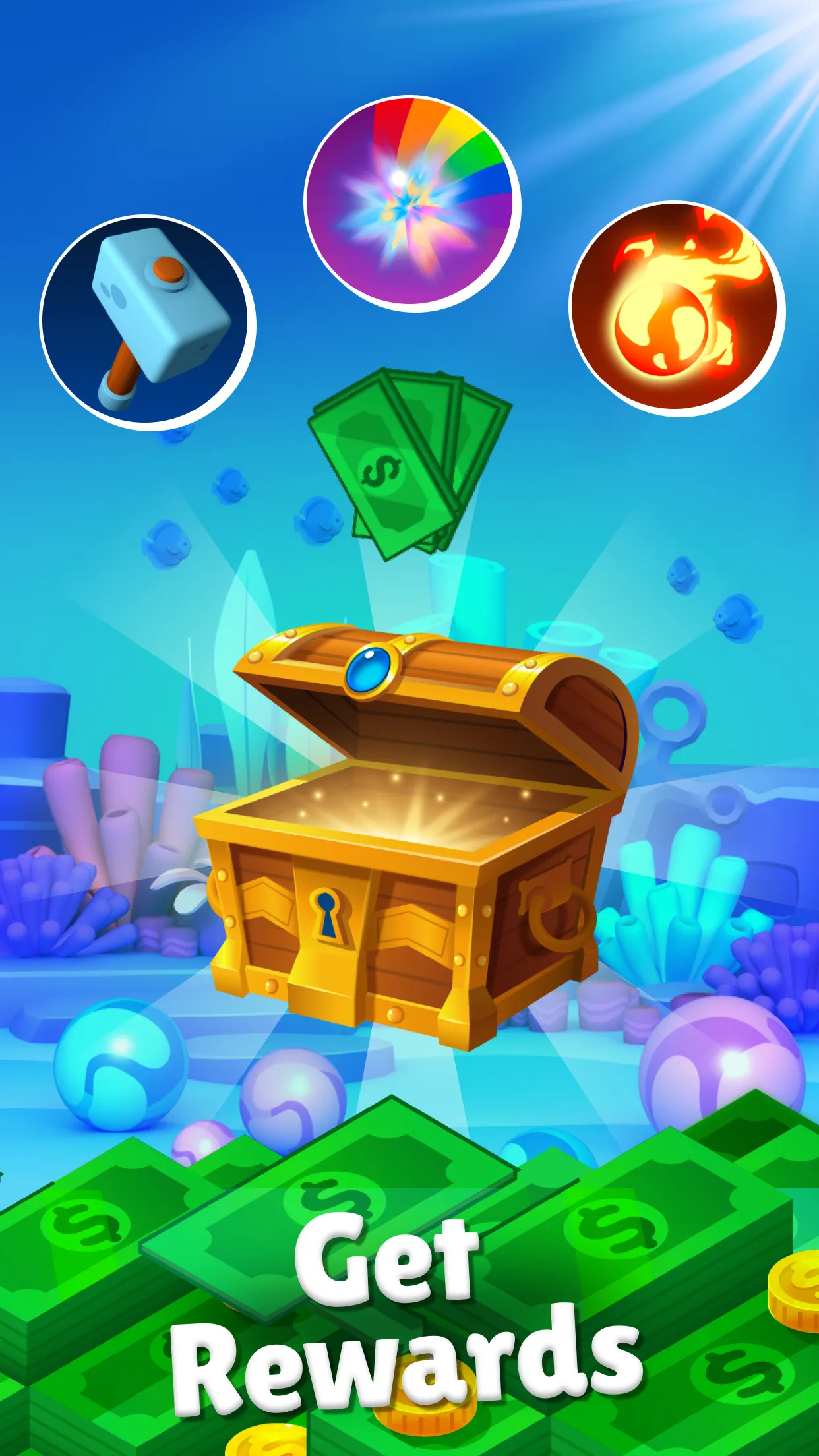 Bubble Bling: Win Real Money | Indus Appstore | Screenshot