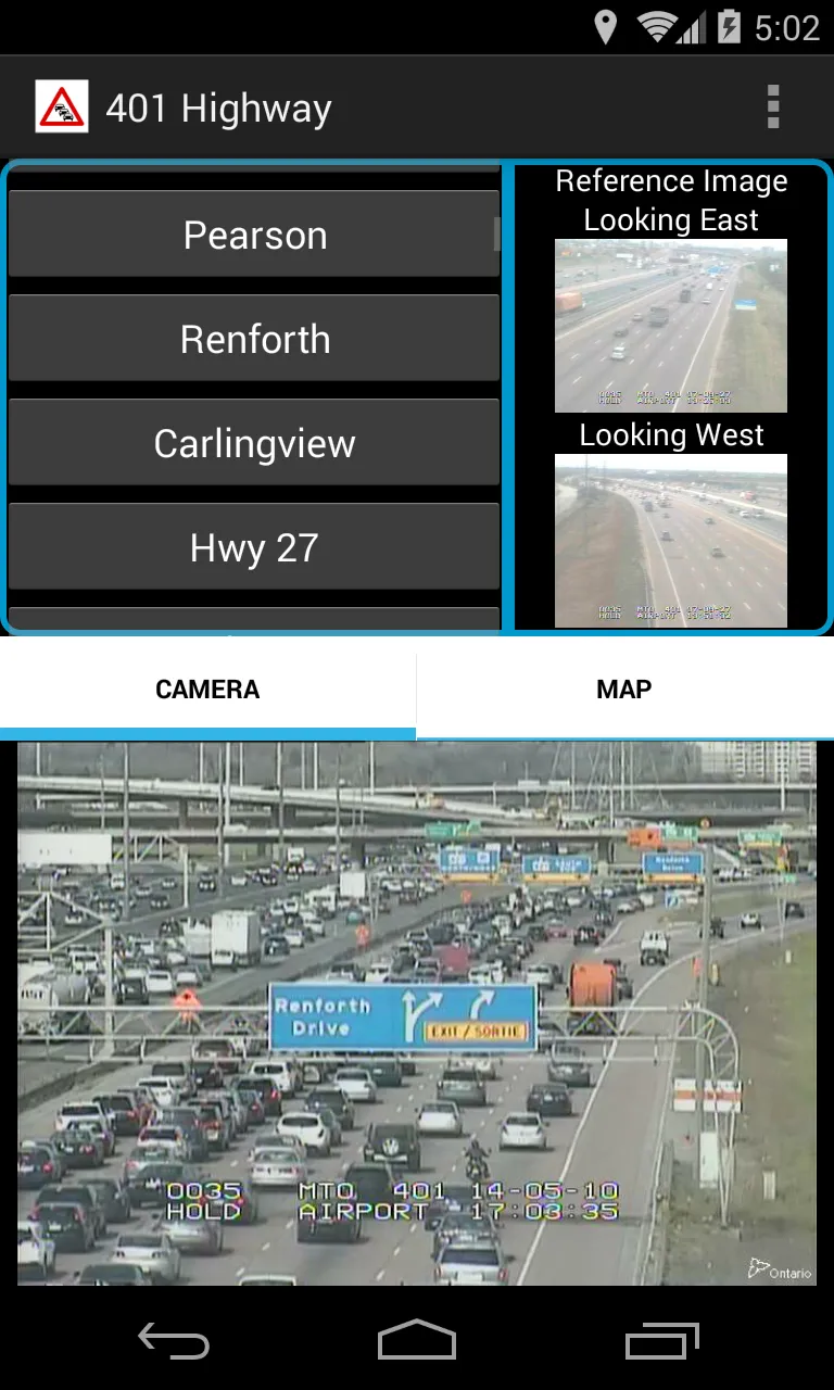 Toronto Traffic Cameras | Indus Appstore | Screenshot