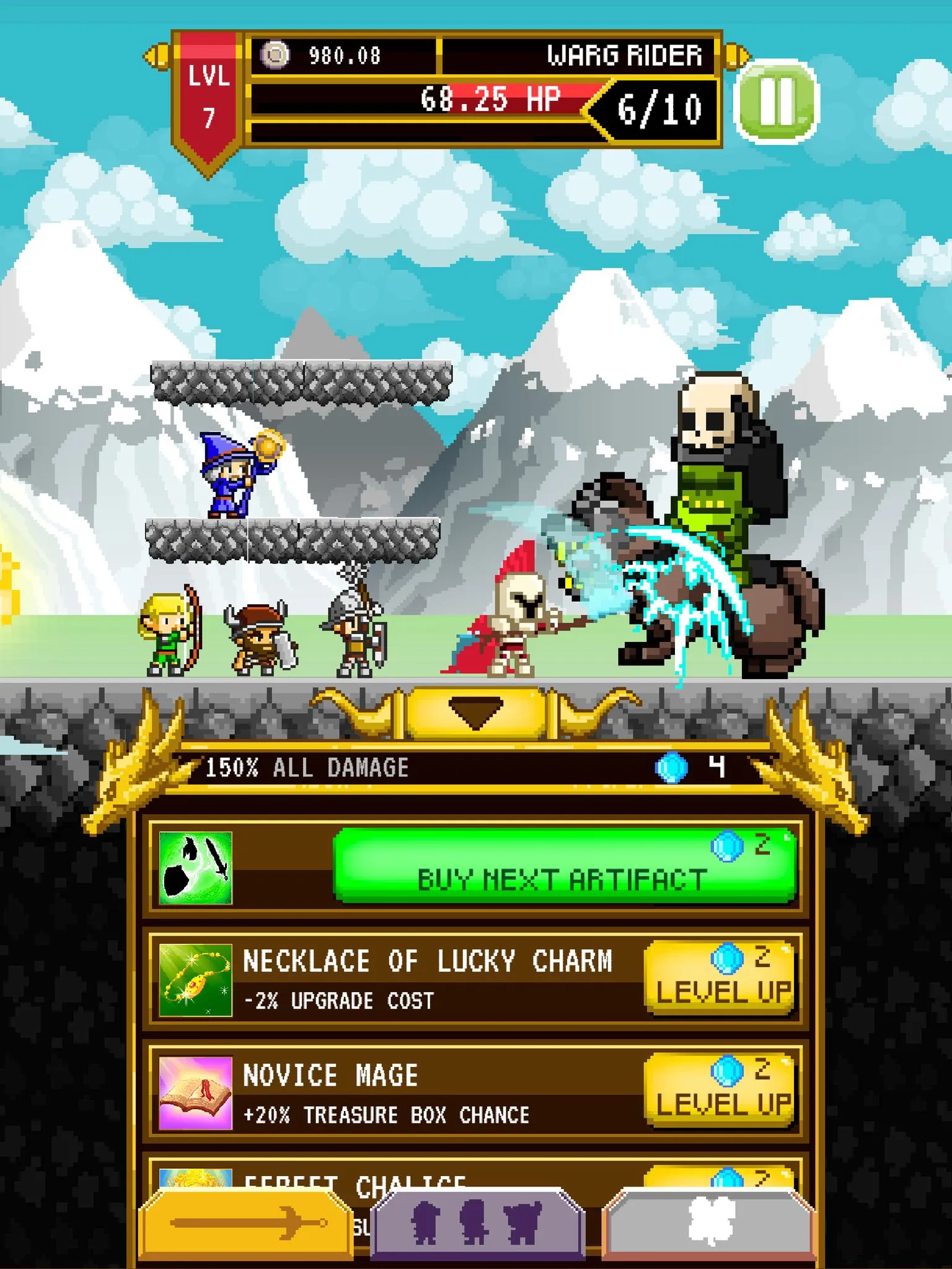 Clicker Knights Vs dragons | Indus Appstore | Screenshot