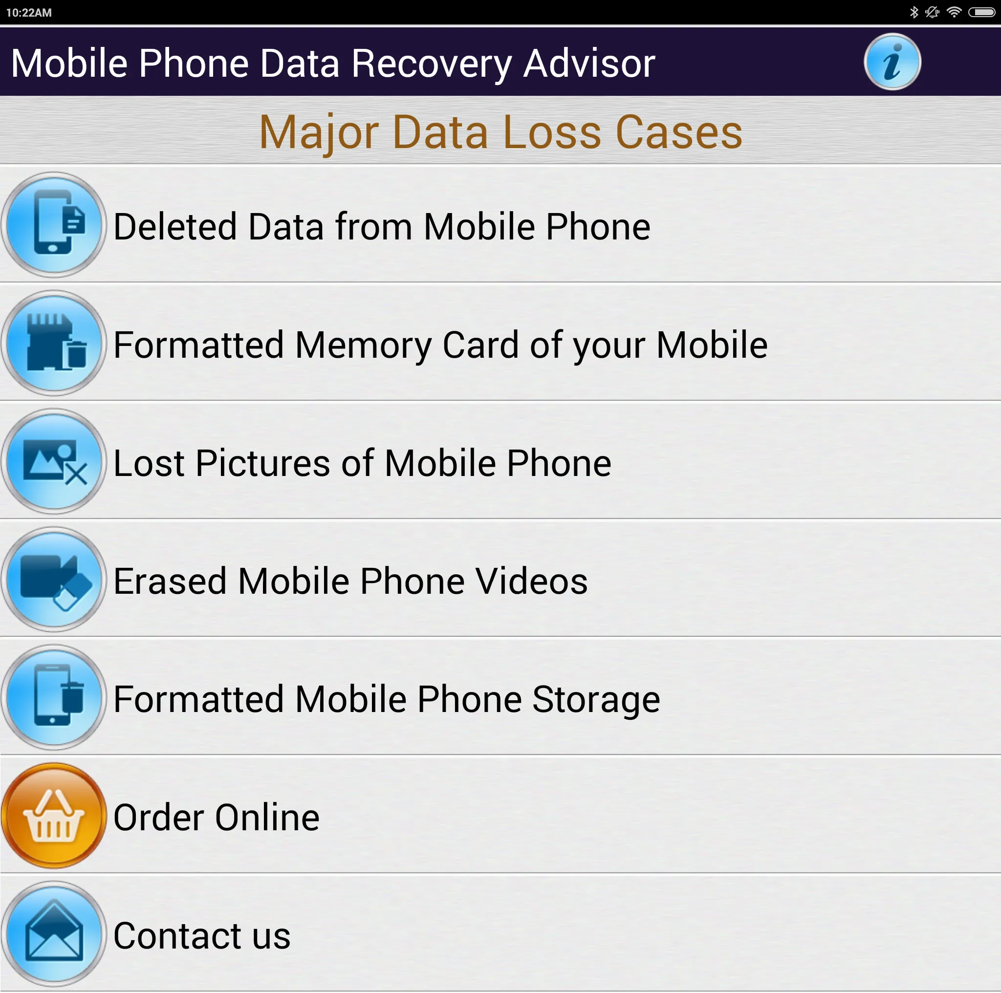 Mobile Phone Recovery Help | Indus Appstore | Screenshot