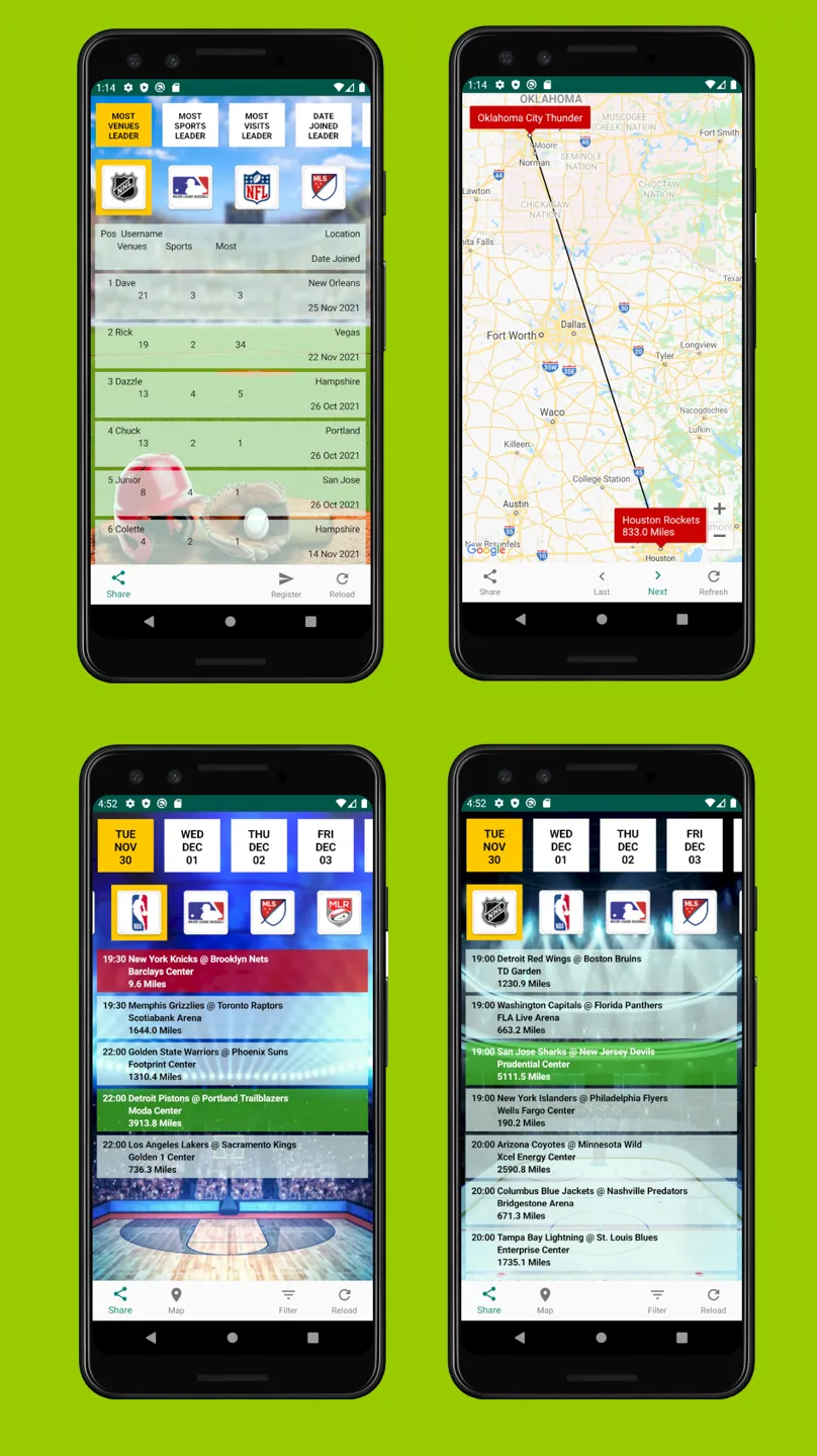 Major League Venue Tracker | Indus Appstore | Screenshot