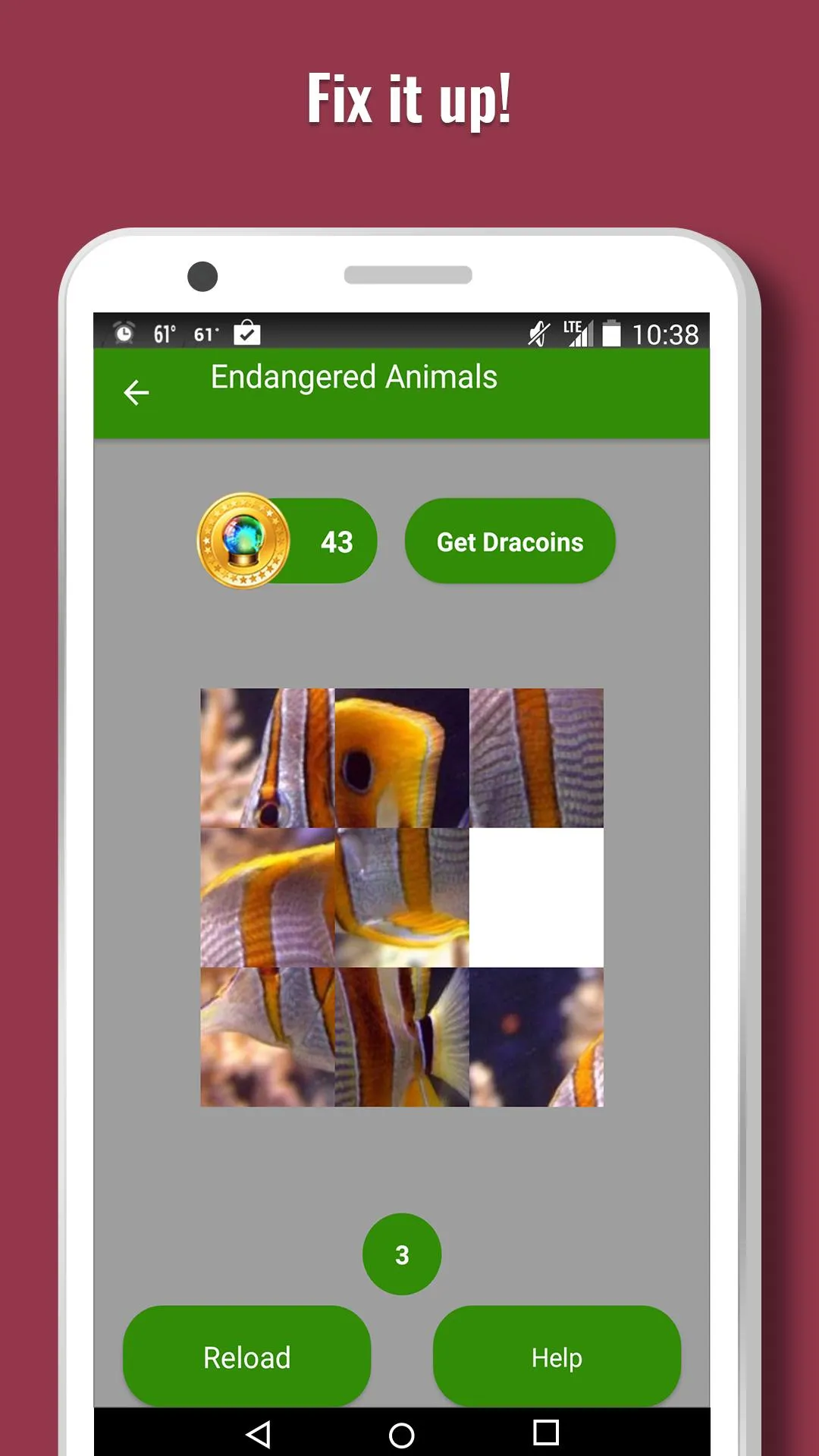 Endangered Animals Offline App | Indus Appstore | Screenshot