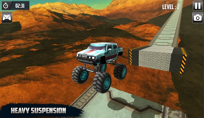 3D Impossible Monster Truck Survivor - 2020 | Indus Appstore | Screenshot