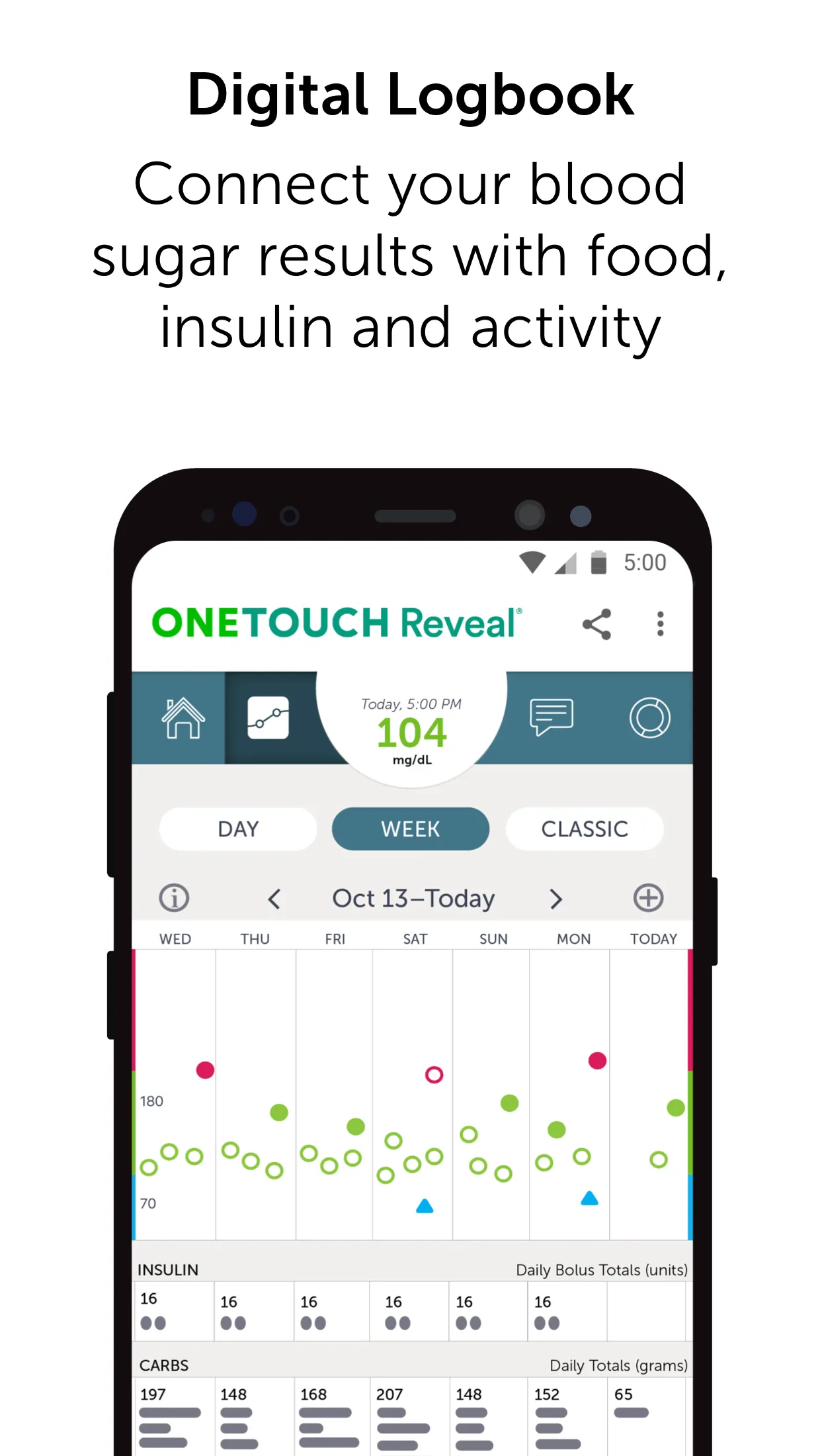 ​OneTouch Reveal® app | Indus Appstore | Screenshot
