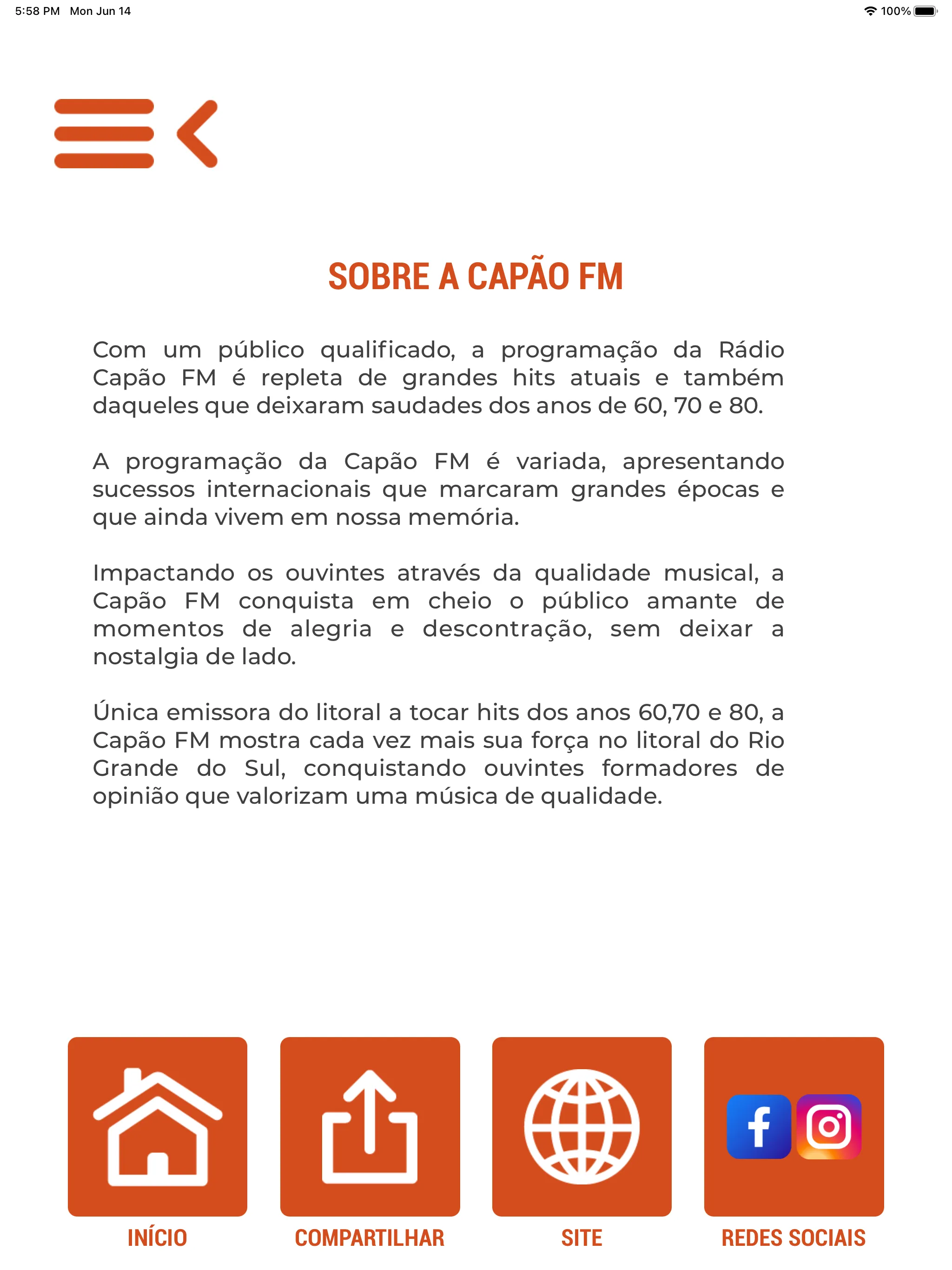 Rádio Capão FM - 90,7 FM | Indus Appstore | Screenshot