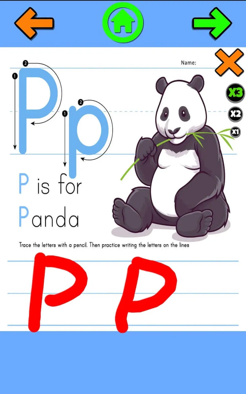 Letter Tracing For Kids | Indus Appstore | Screenshot