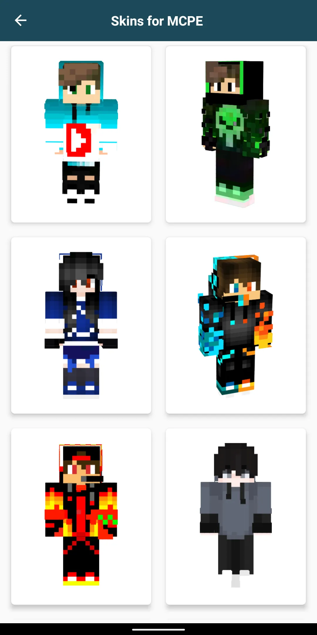 Youtuber Skins for Minecraft | Indus Appstore | Screenshot