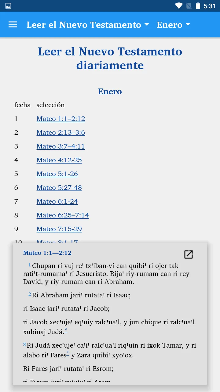 South Central Kaqchikel Bible | Indus Appstore | Screenshot