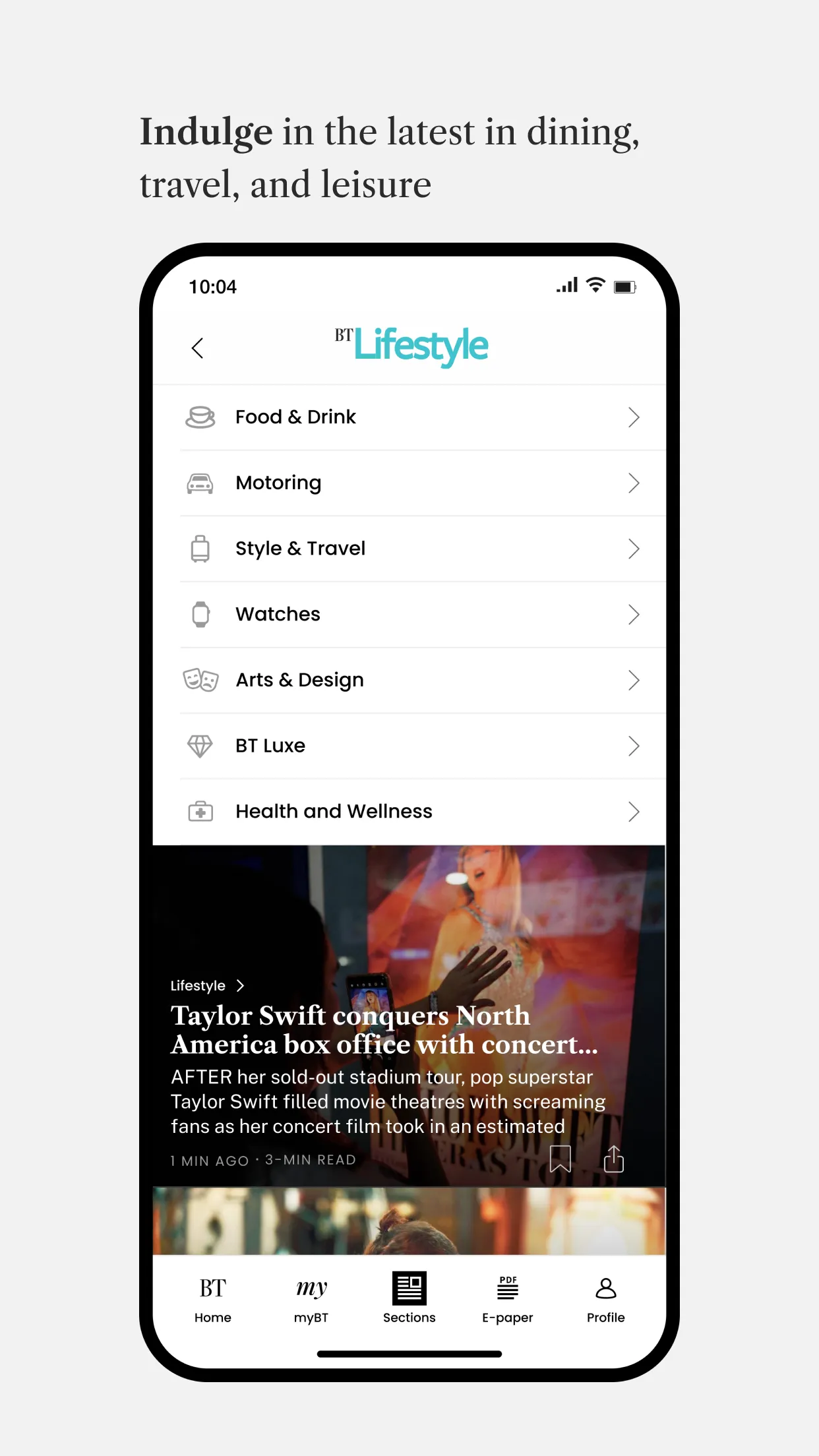 The Business Times | Indus Appstore | Screenshot