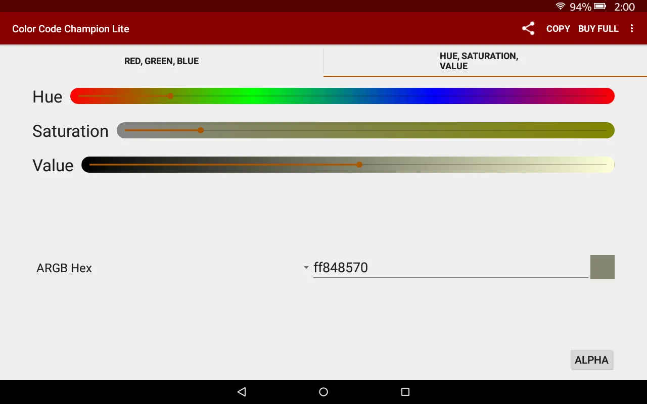 Color Code Champion Lite | Indus Appstore | Screenshot