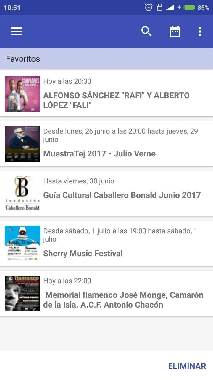 Agenda Jerez | Indus Appstore | Screenshot