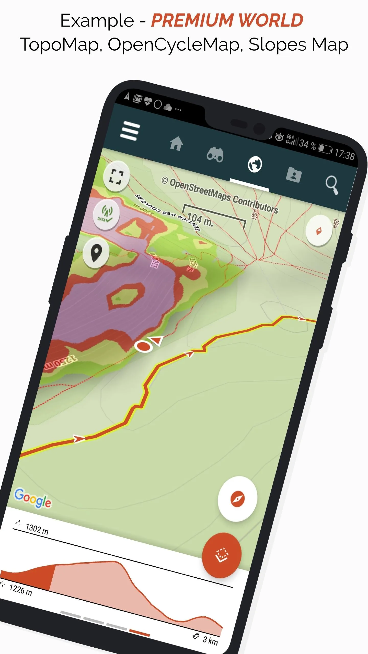 SityTrail hiking trail GPS | Indus Appstore | Screenshot