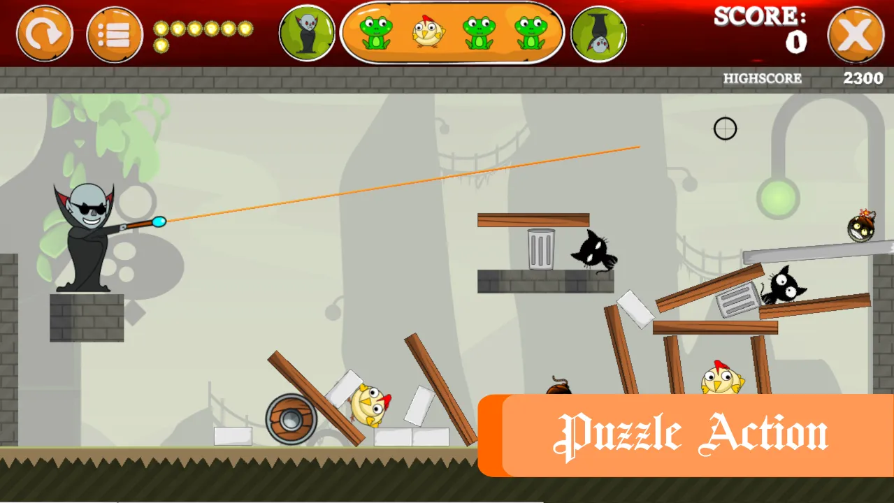 Mr Vampire - Physics Puzzle | Indus Appstore | Screenshot