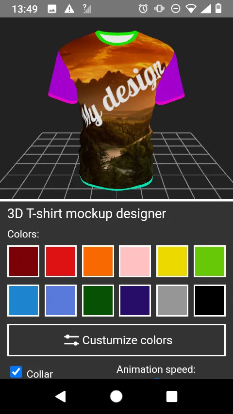 3D T-shirt mockup designer | Indus Appstore | Screenshot