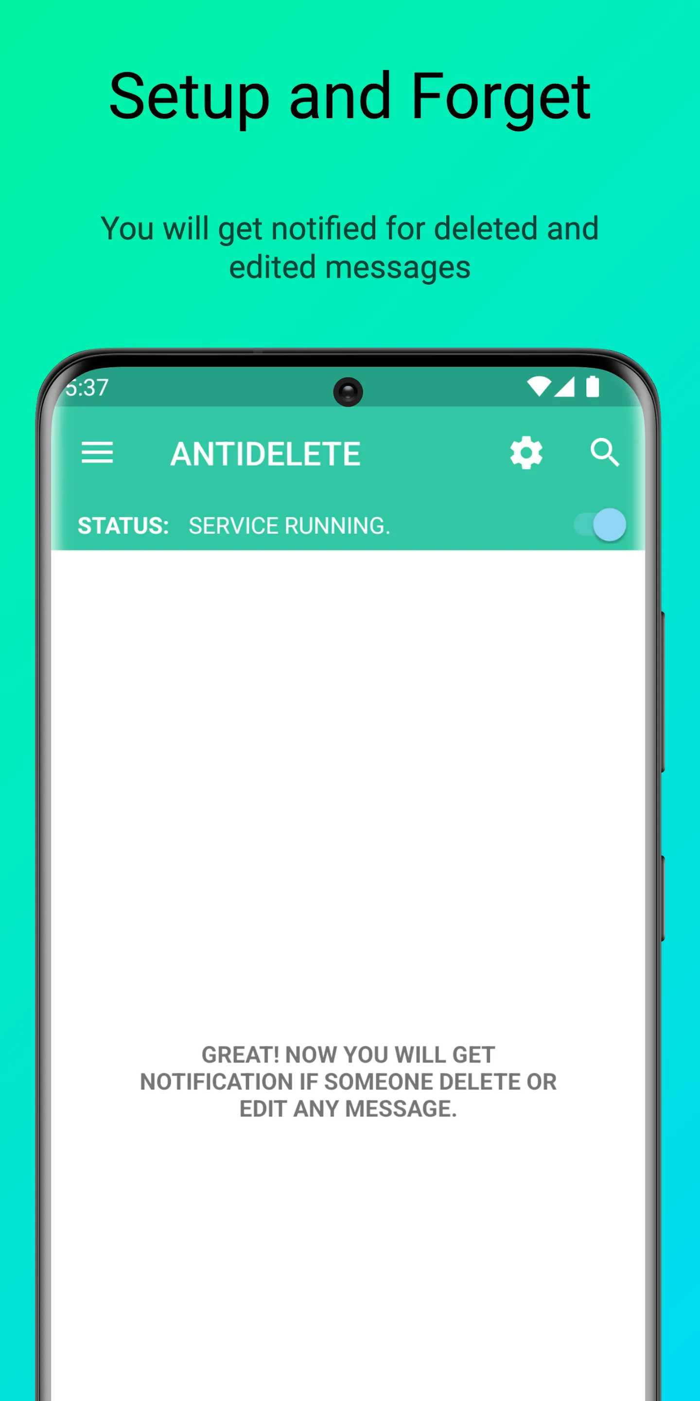 Antidelete :Deleted Edited Msg | Indus Appstore | Screenshot