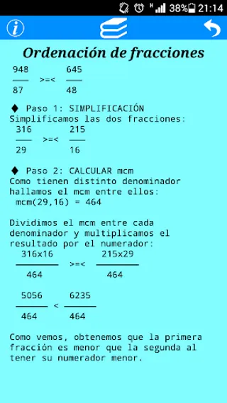 Fracciones | Indus Appstore | Screenshot