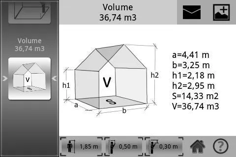 Surface and Volume Measurement | Indus Appstore | Screenshot