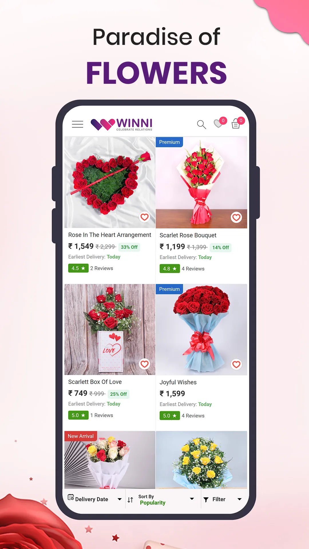 Winni - Cake, Flowers & Gifts | Indus Appstore | Screenshot