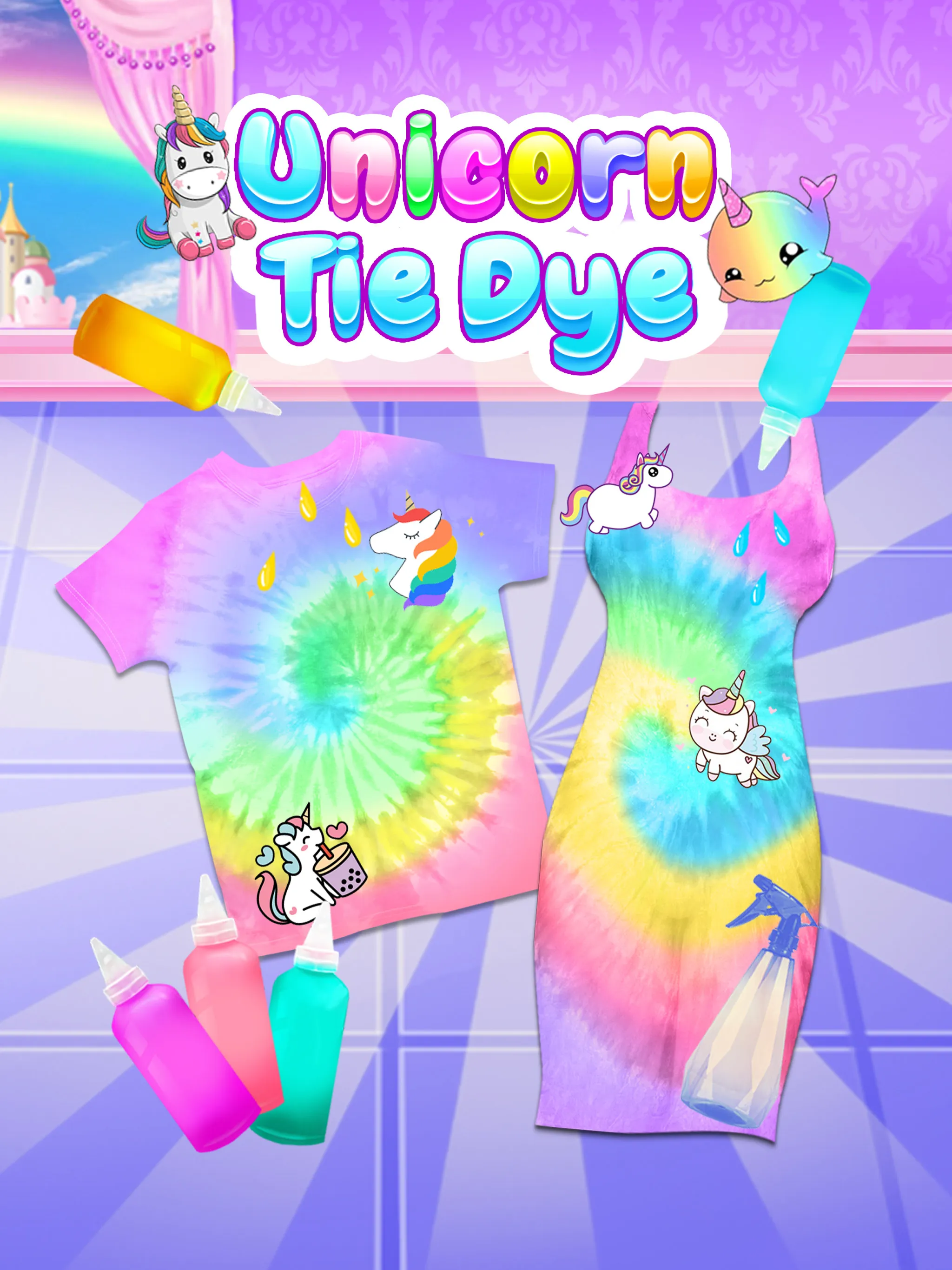 Unicorn Tie Dye | Indus Appstore | Screenshot