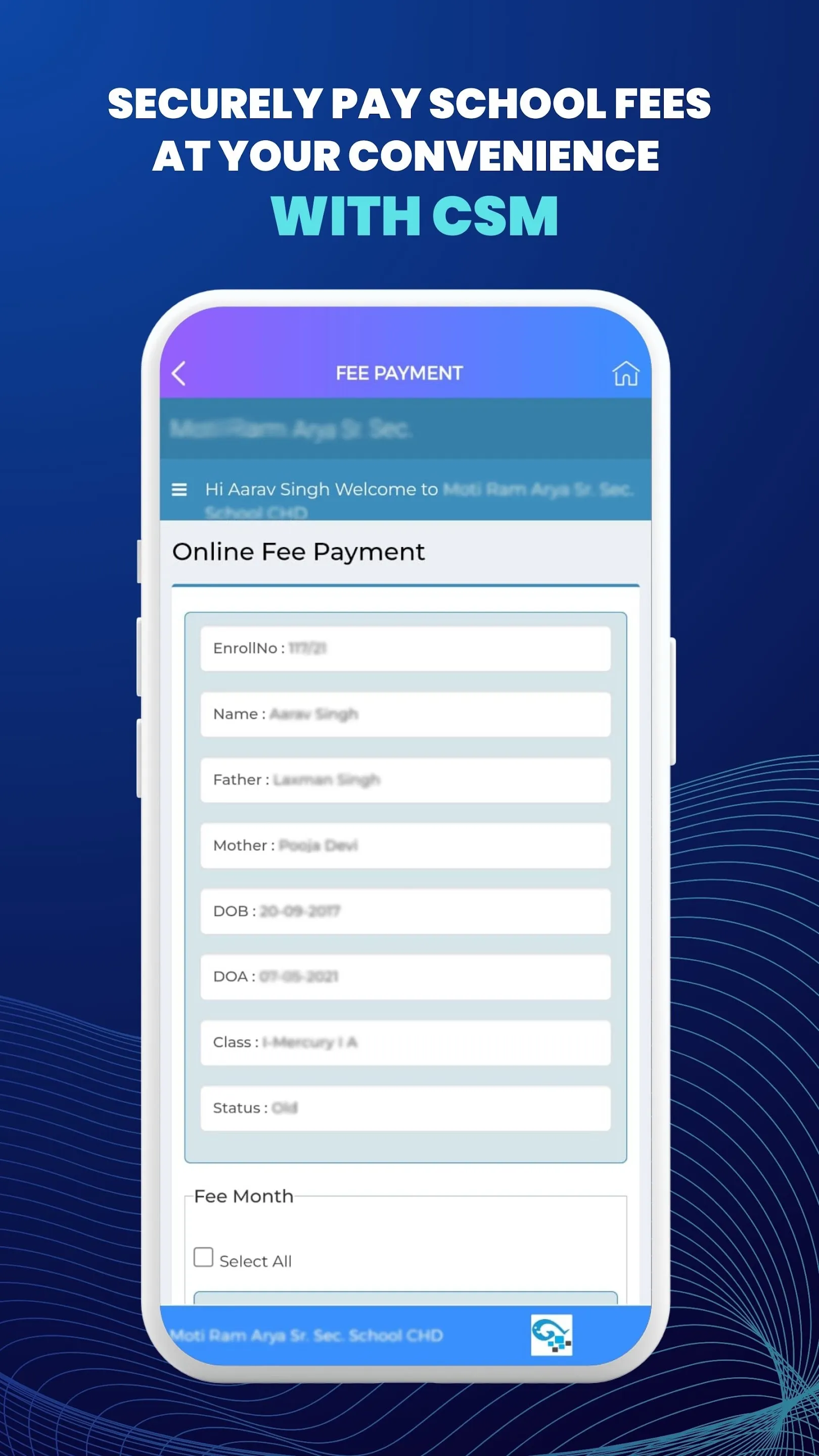 Cyber School Manager | Indus Appstore | Screenshot