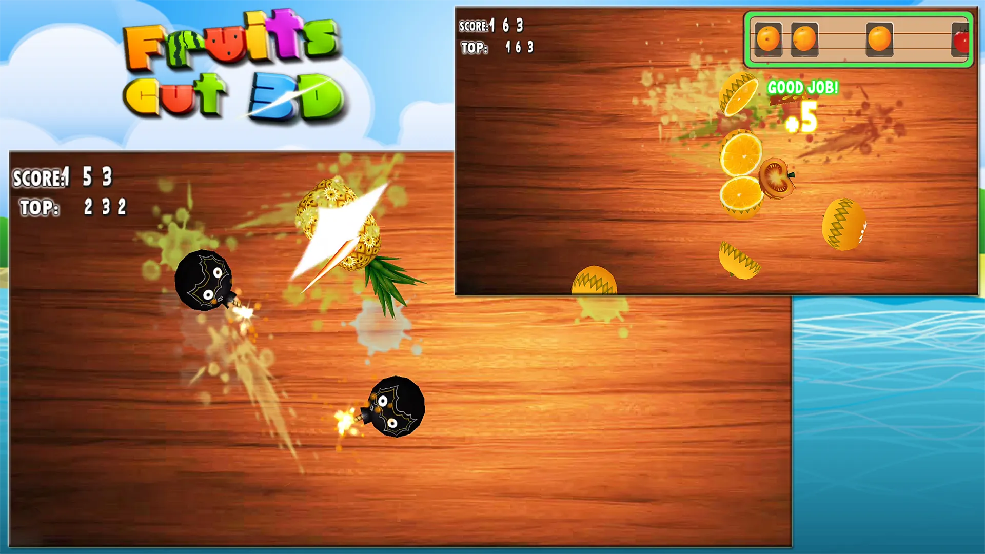 Fruit Cut 3D - Fruit Slice | Indus Appstore | Screenshot