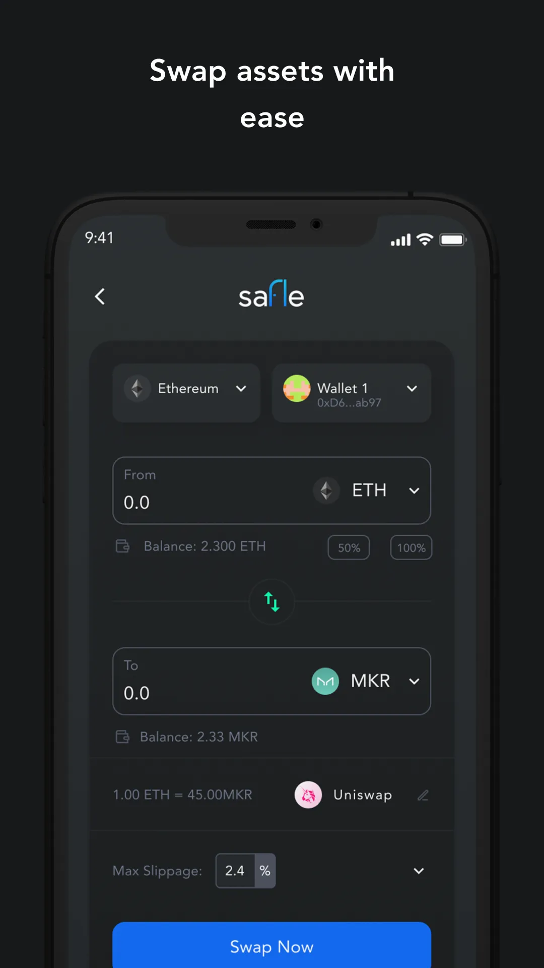 Safle - Web3 Wallet | Indus Appstore | Screenshot