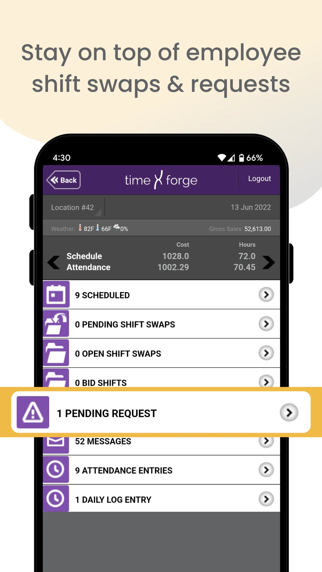 TimeForge Manager | Indus Appstore | Screenshot