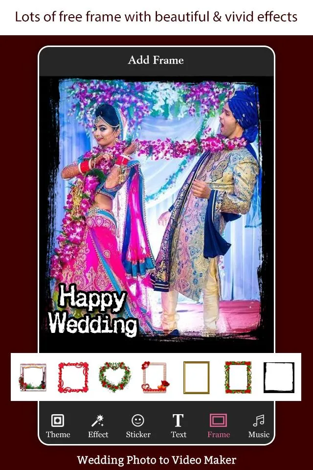 Wedding Photo to Video Maker w | Indus Appstore | Screenshot