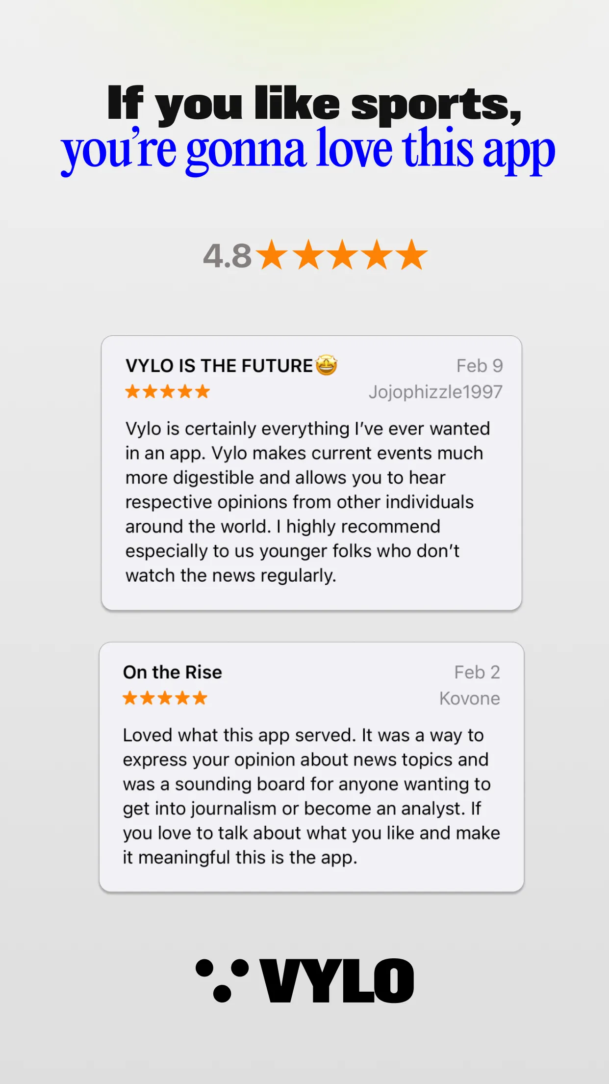 Vylo Sports: Social, News, DFS | Indus Appstore | Screenshot