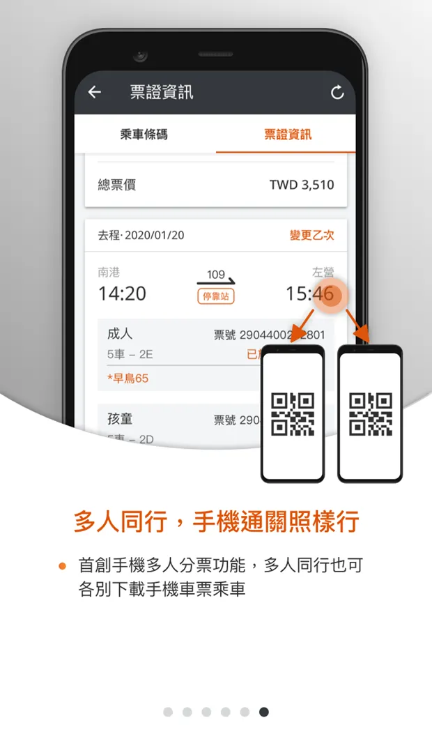 台灣高鐵 T Express行動購票服務 | Indus Appstore | Screenshot