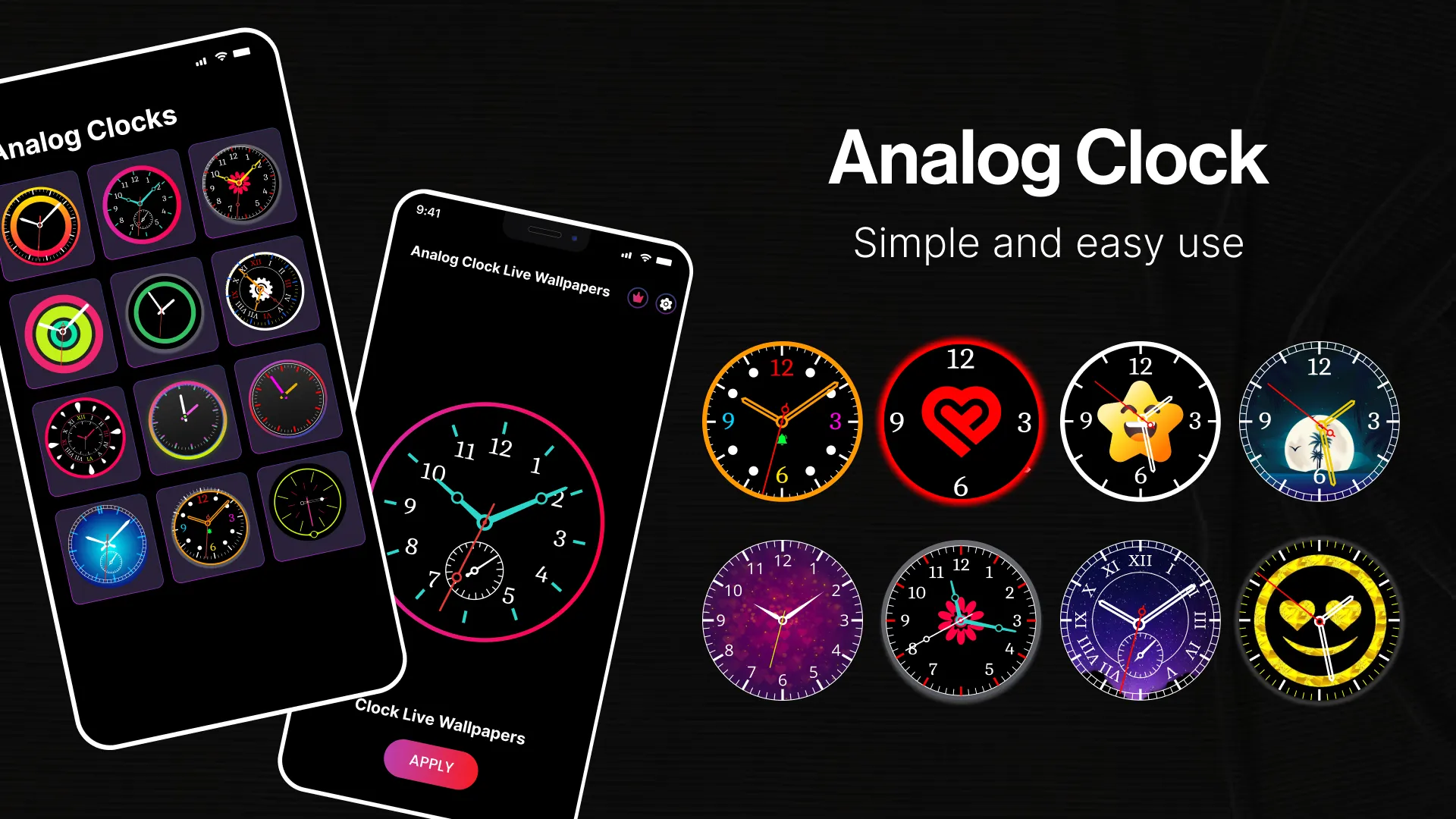 Analog Clock: Live Wallpapers | Indus Appstore | Screenshot