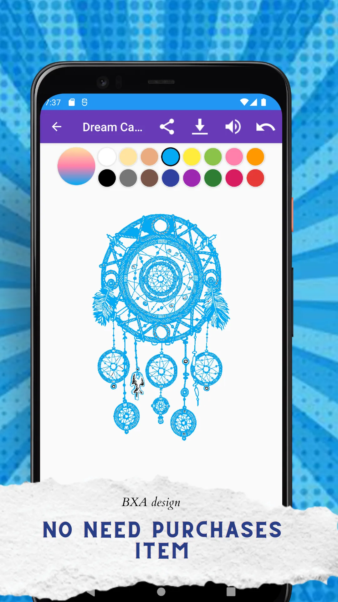 Dream Catcher Coloring Book | Indus Appstore | Screenshot