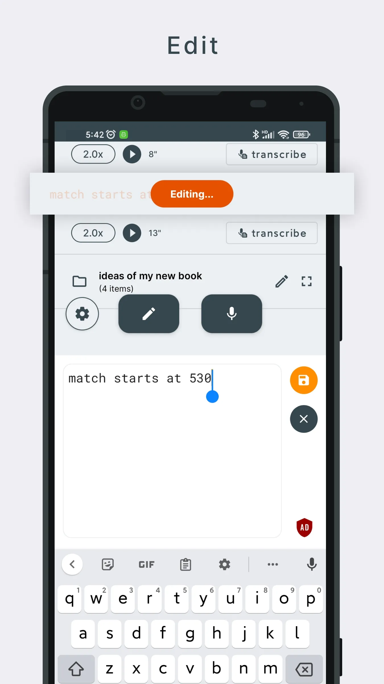 Notes | Tango Tools | Indus Appstore | Screenshot