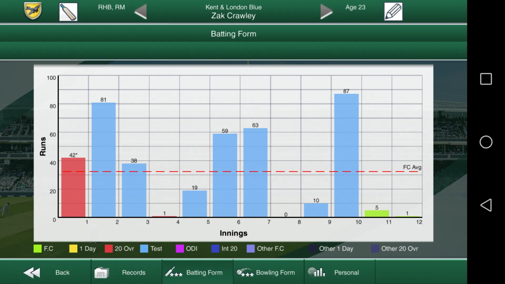 Cricket Captain 2021 | Indus Appstore | Screenshot