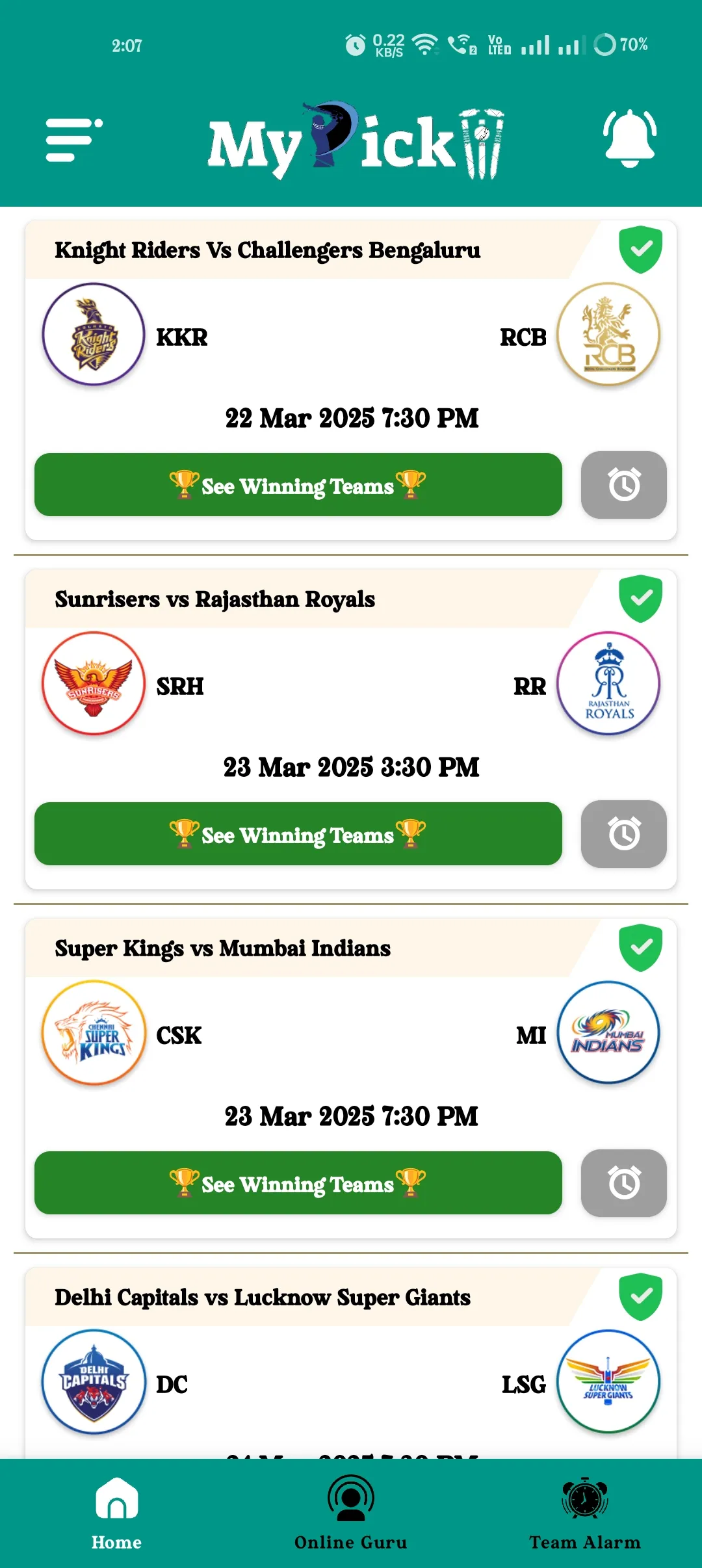 MyPick11: Expert Fantasy Team | Indus Appstore | Screenshot