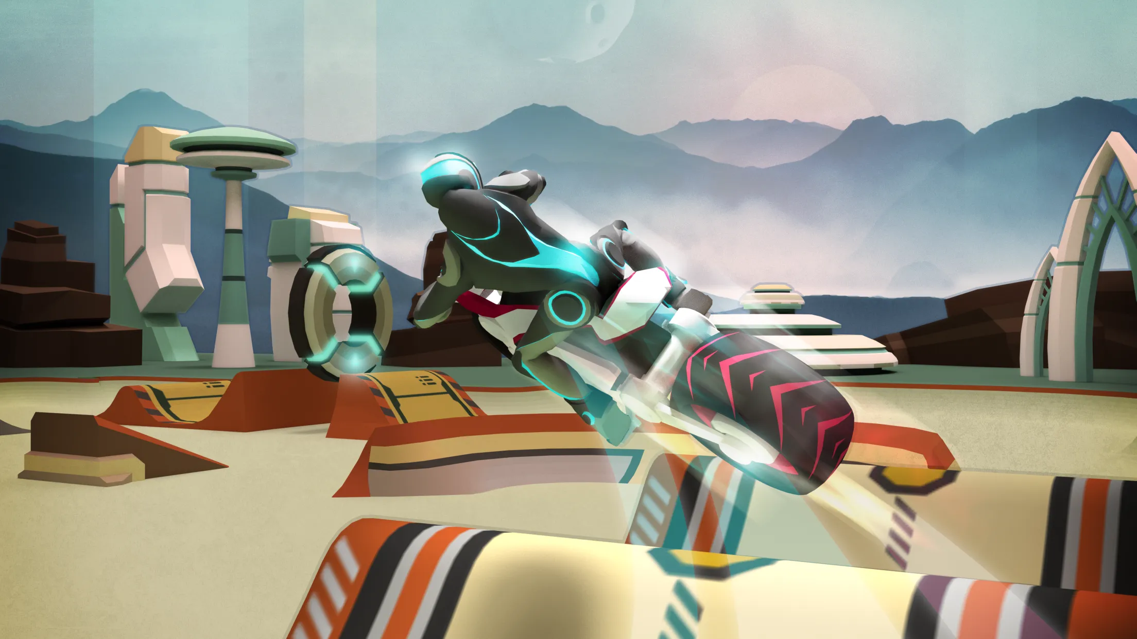 Gravity Rider: Space Bike Race | Indus Appstore | Screenshot