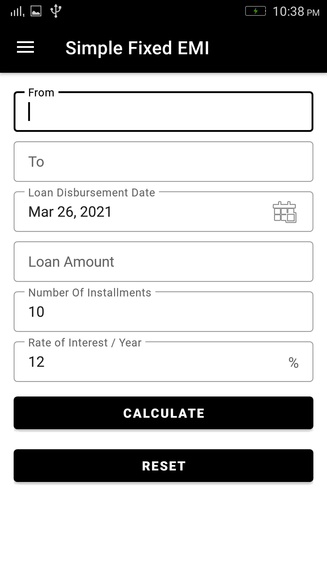 Repayment Calculator | Indus Appstore | Screenshot