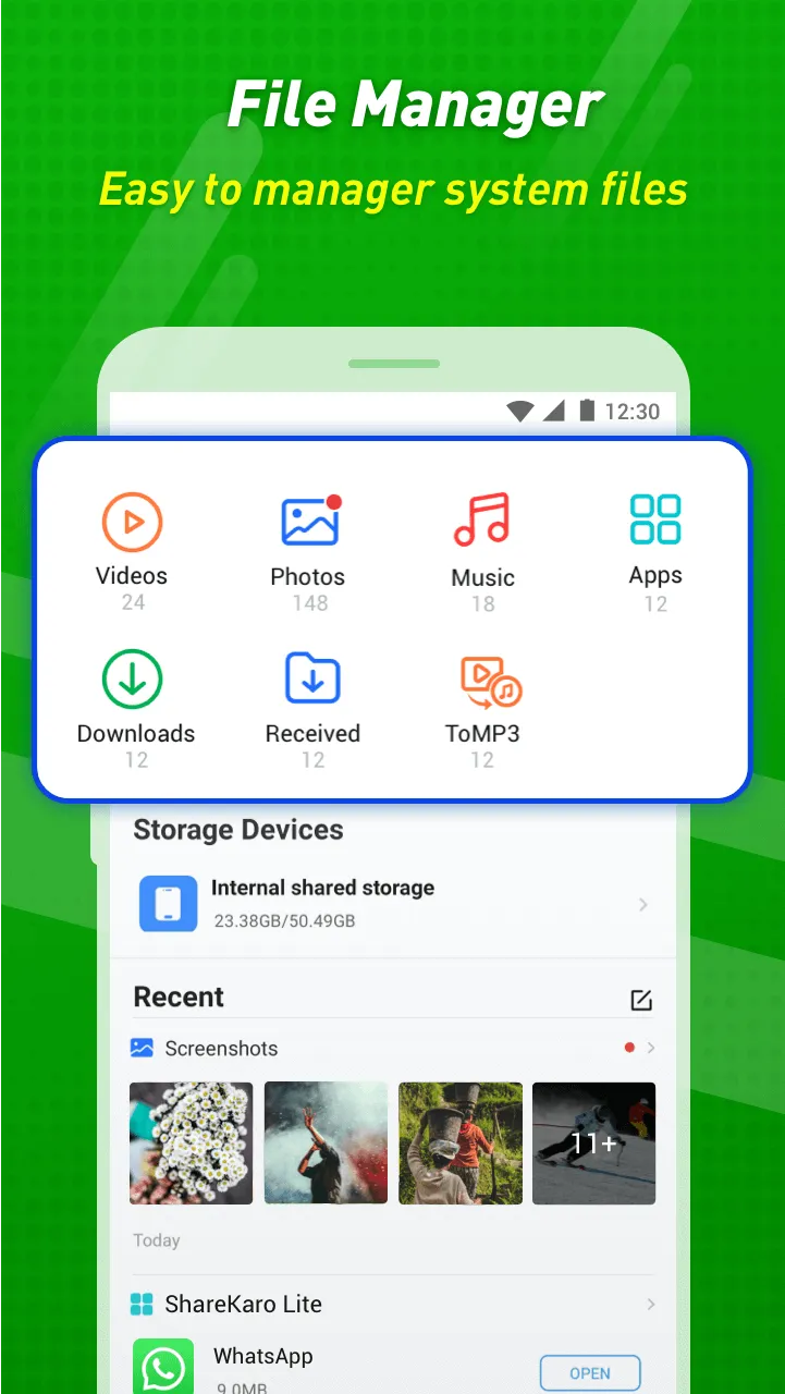 ShareKaro Lite: File Share App | Indus Appstore | Screenshot