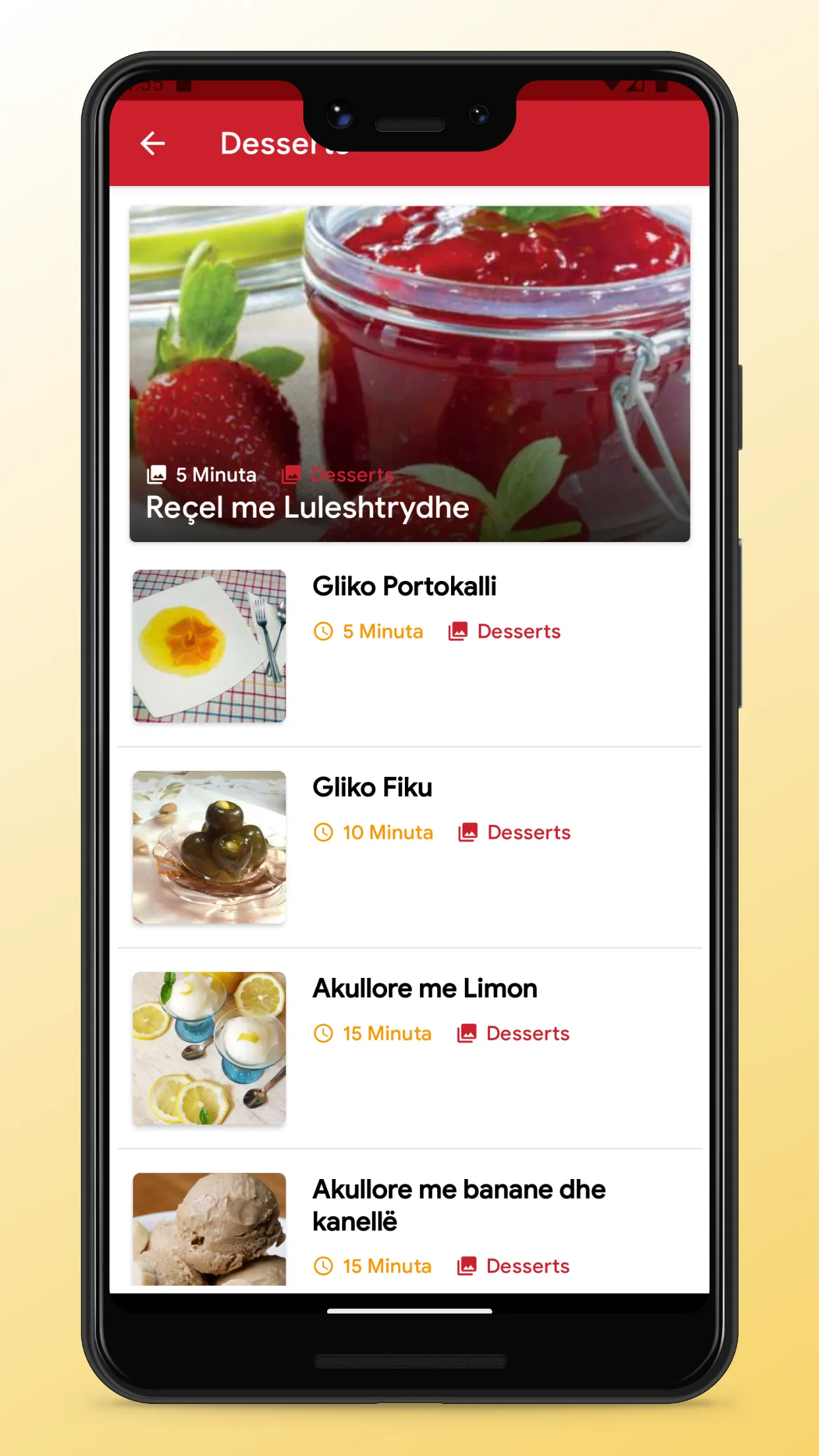 Albanian Food Recipes App | Indus Appstore | Screenshot