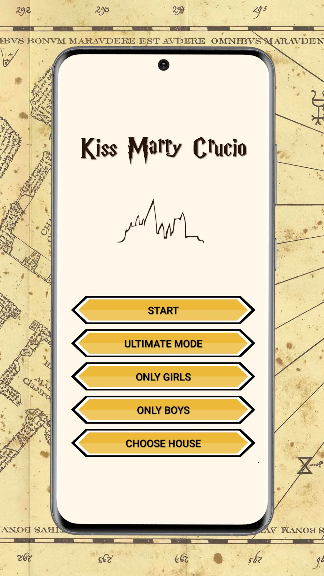 Kiss Marry Crucio Harry Wizard | Indus Appstore | Screenshot