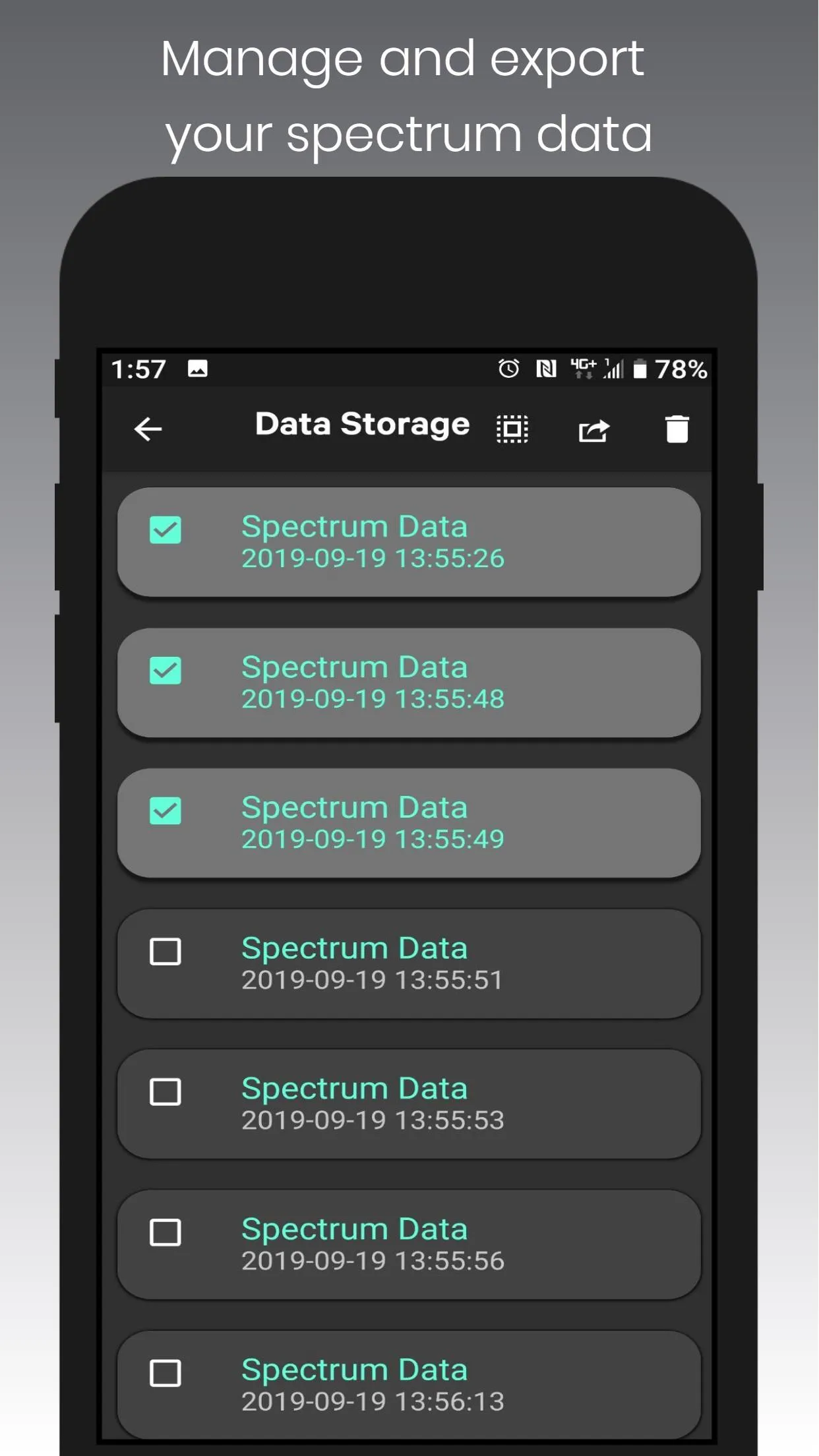 NSP32 nanoLambda Spectrometer | Indus Appstore | Screenshot