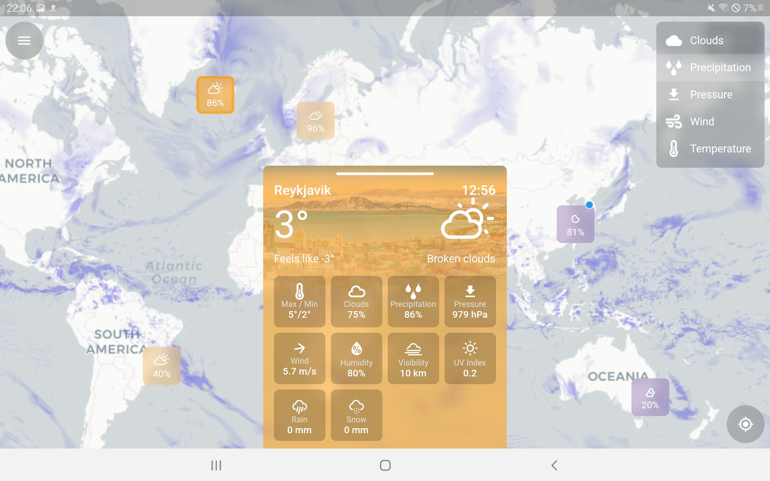 Weather Map | Indus Appstore | Screenshot