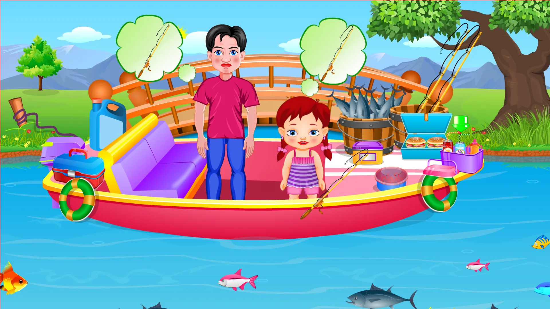 Holiday Fishing Game For Girls | Indus Appstore | Screenshot