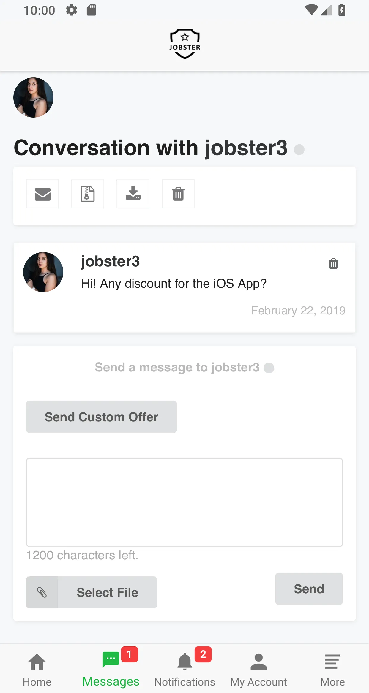 Jobster Marketplace | Indus Appstore | Screenshot