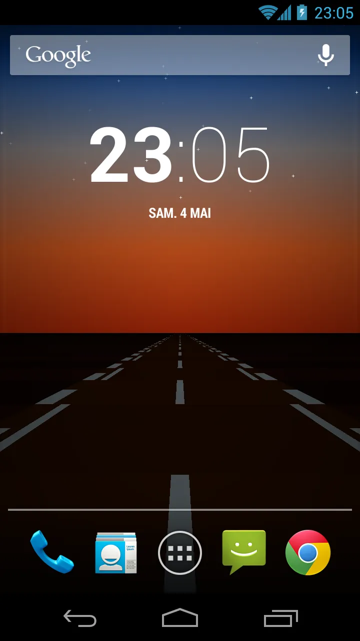 Retro Road Live Wallpaper | Indus Appstore | Screenshot