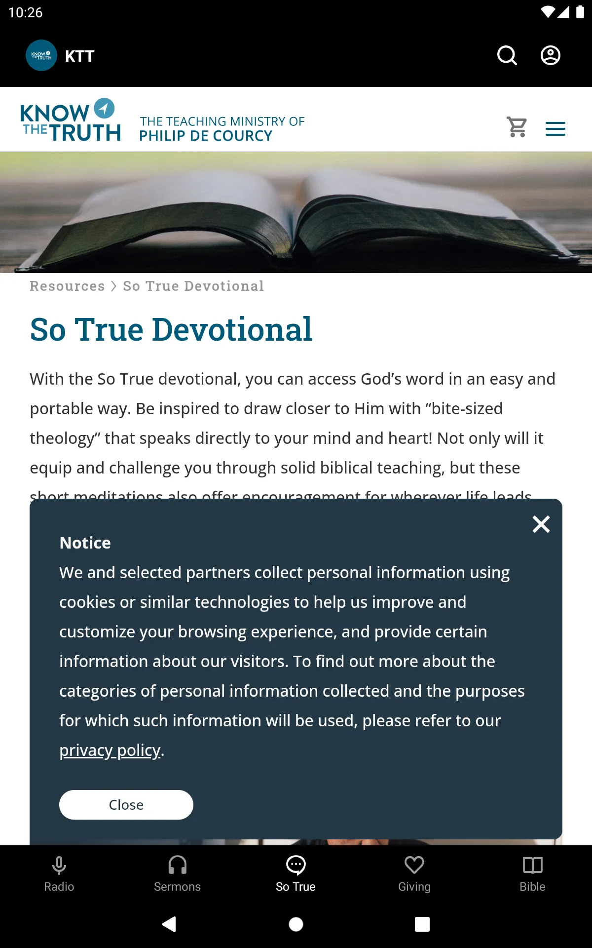 Know The Truth Ministry | Indus Appstore | Screenshot