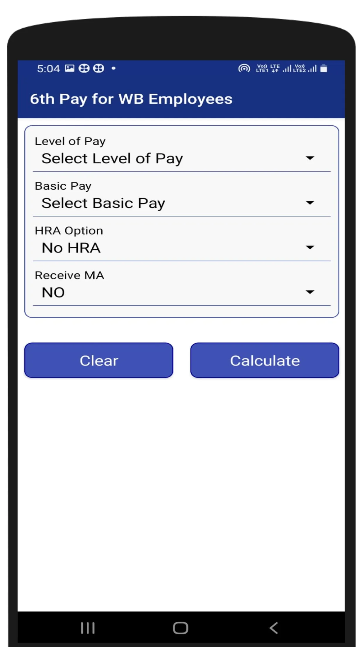 WB Salary Calculator | Indus Appstore | Screenshot