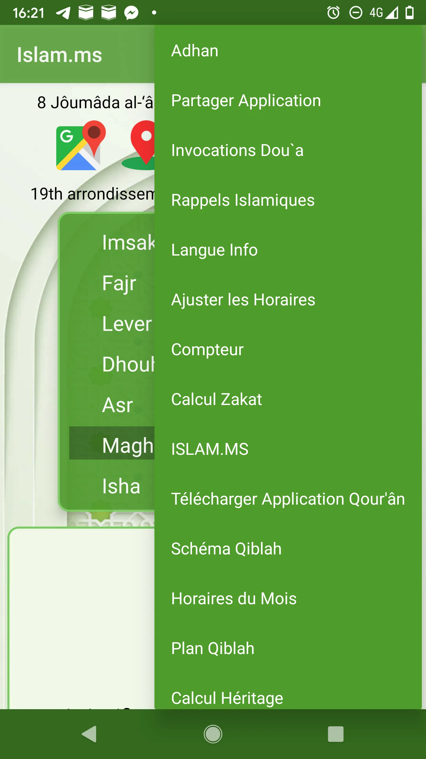 Islam.ms Prayer Times & Qiblah | Indus Appstore | Screenshot