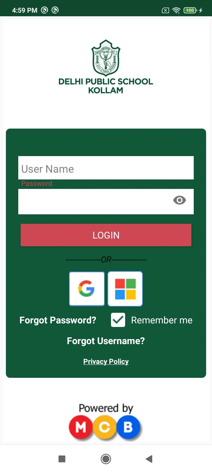 Delhi Public School Kollam | Indus Appstore | Screenshot